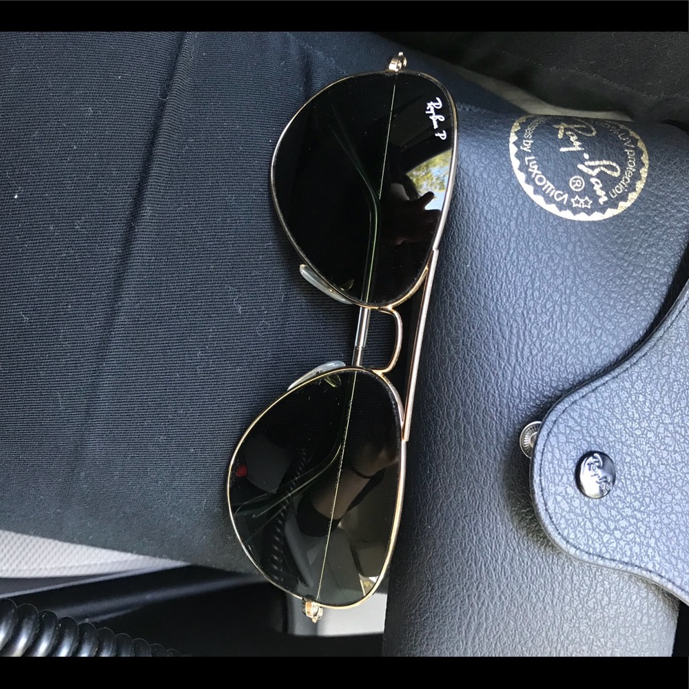 Black Ray-Ban sunglasses